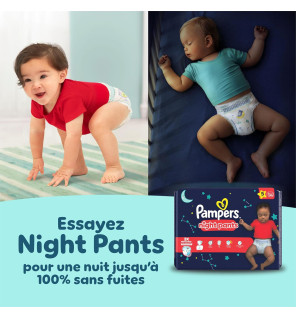 Pampers – Couches-culottes Premium Pants taille 4, 9 à 15 kg, 31 couches