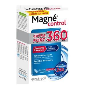 Nutreov – Magné® Control Extra Fort 360, 30 comprimés