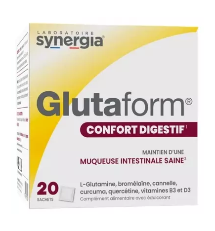 Synergia – Glutaform Confort Digestif, 20 sachets