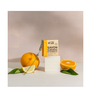 MKL Green Nature – Savon surgras de Marseille Fleurs d’Agrumes, 100 g