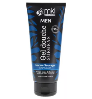 MKL Green Nature Men – Gel douche surgras Marine Sauvage, 200 ml