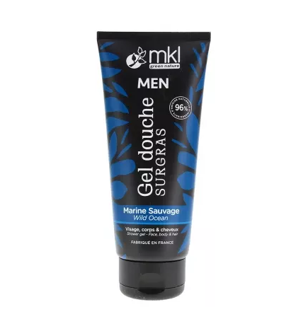 MKL Green Nature Men – Gel douche surgras Marine Sauvage, 200 ml