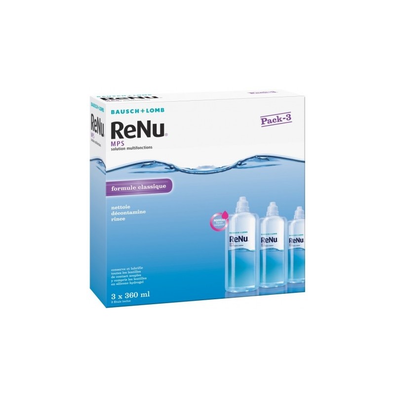 Bausch&lomb Renu Mps Solution multifionctions coffret