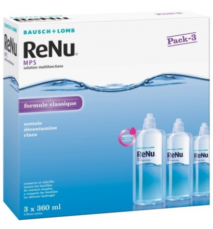 Bausch&lomb Renu Mps Solution multifionctions coffret