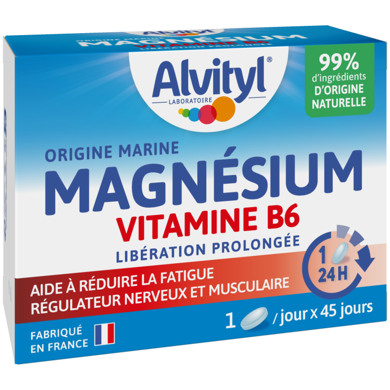 Alvityl – Magnésium Vitamine B6, 45 comprimés Alvityl – Magnésium Vitamine B6, 45 comprimés