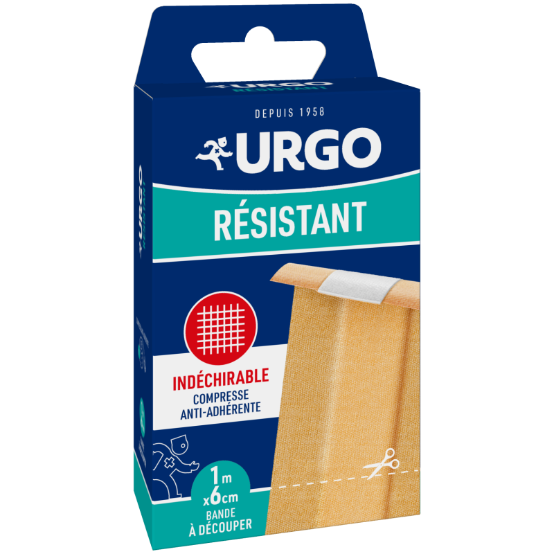 Urgo – Résistant Bande à Découper Anti-Adhérente, 6 cm x 1 m Urgo – Résistant Bande à Découper Anti-Adhérente, 6 cm x 1 m