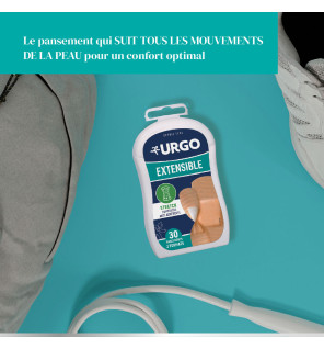 Urgo – Extensible Pansement Adhésif Prédécoupé, 30 pansements