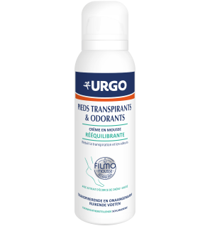 Urgo – Crème Mousse Rééquilibrante Pieds Transpirants, 125 ml