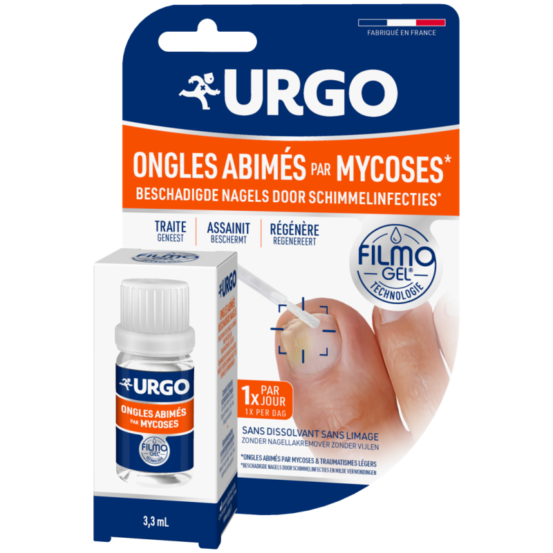Urgo – Filmogel Ongles Abîmés, 3,3 ml Urgo – Filmogel Ongles Abîmés, 3,3 ml