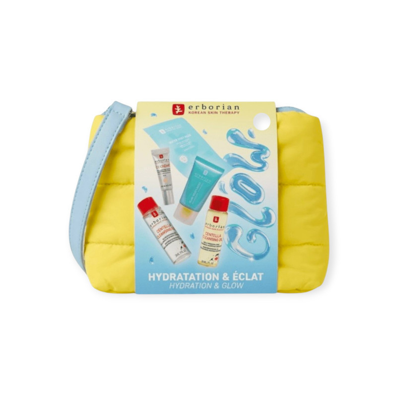 Erborian – Trousse Découverte Hydratation & éclat, teinte dorée Erborian – Trousse Découverte Hydratation & éclat, teinte dorée