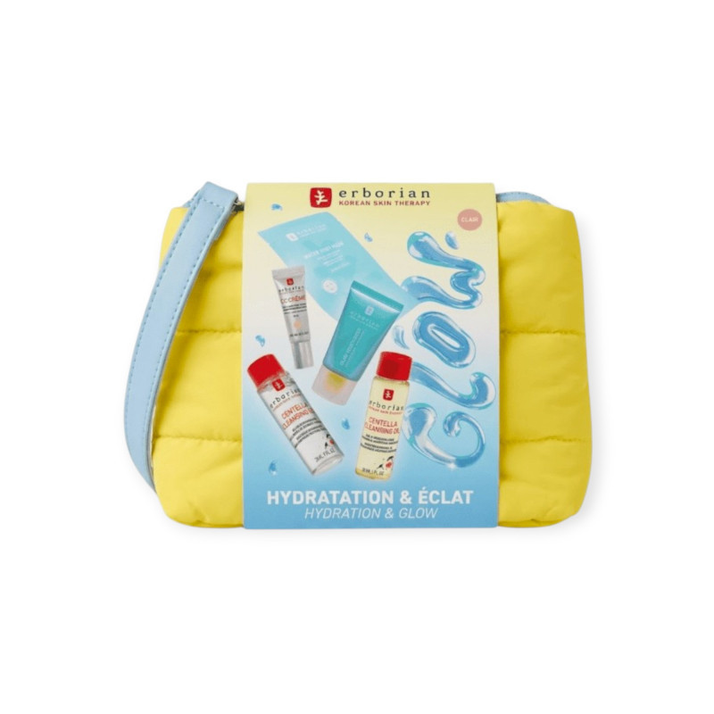 Erborian – Trousse Découverte Hidratacion & Glow, teinte clair, 5 produits