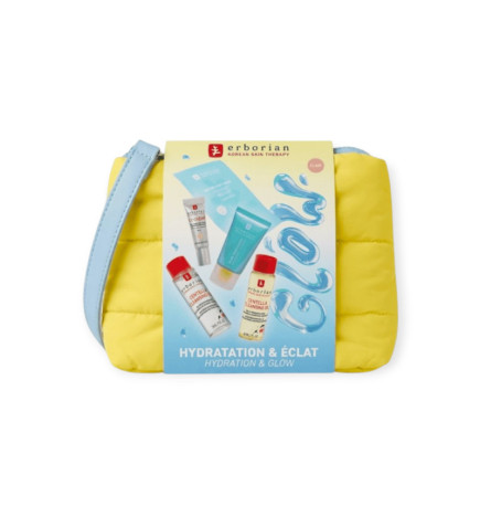 Erborian – Trousse Découverte Hidratacion & Glow, teinte clair, 5 produits
