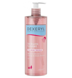 Dexeryl – Gel douche hydratant peaux sèches à très sèches, 500 ml