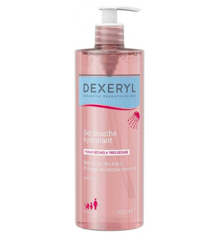 Dexeryl – Gel douche hydratant peaux sèches à très sèches, 500 ml