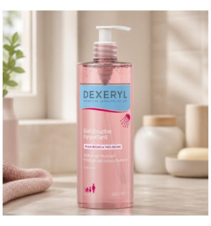 Dexeryl – Gel douche hydratant peaux sèches à très sèches, 500 ml