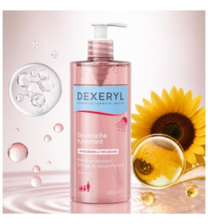 Dexeryl – Gel douche hydratant peaux sèches à très sèches, 500 ml
