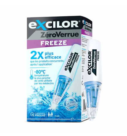 Excilor – ZéroVerrue Freeze Excel traitement des verrues, 14,3 g