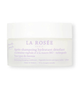 La Rosée – Après-shampoing hydratant démêlant tous types de cheveux, 200 ml
