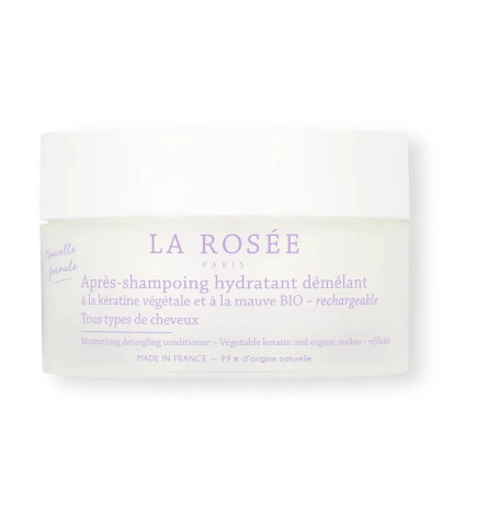 La Rosée – Après-shampoing hydratant démêlant tous types de cheveux, 200 ml