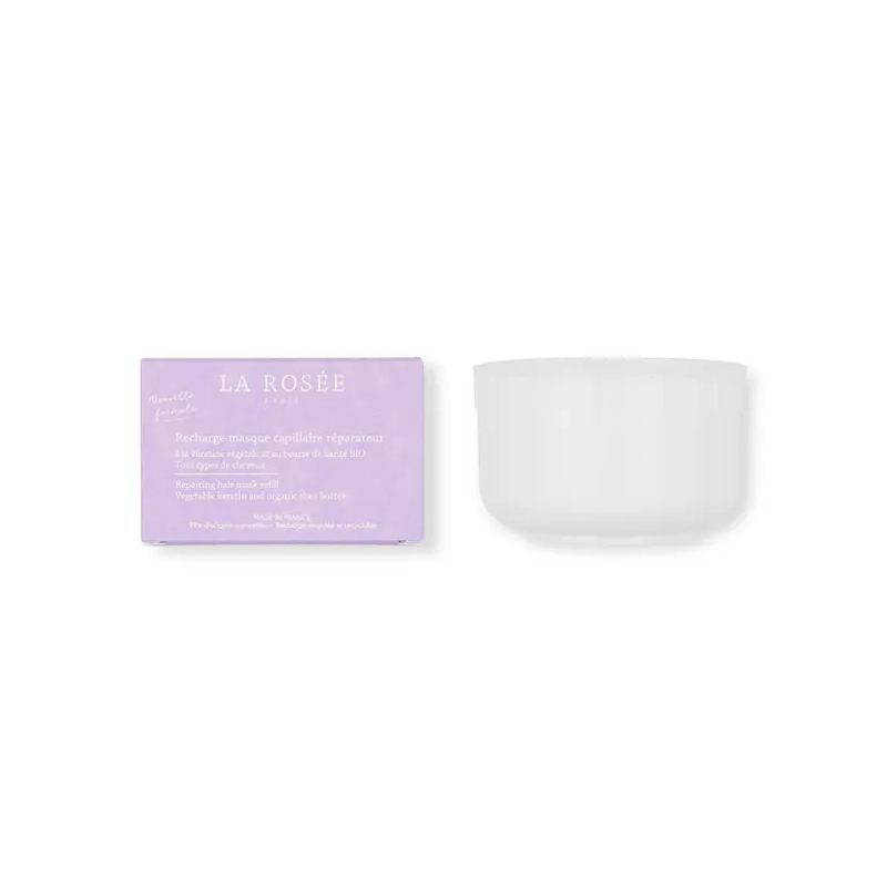 La Rosée – Recharge masque capillaire réparateur tous types de cheveux, 200 ml