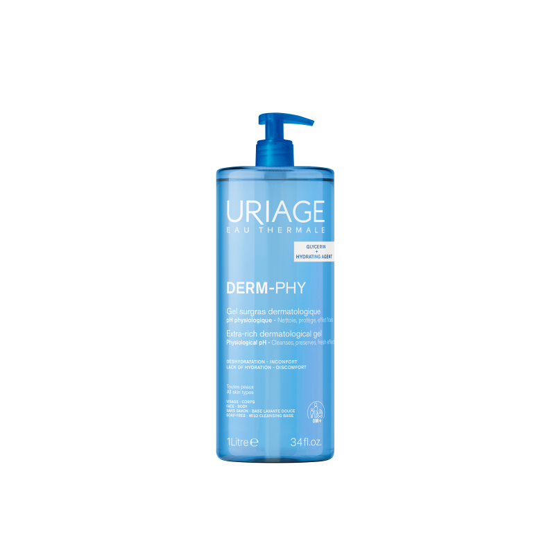 Uriage – Derm-Phy Gel Surgras Dermatologique, 1L Uriage – Derm-Phy Gel Surgras Dermatologique, 1L