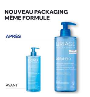 Uriage – Derm-Phy Gel Surgras Dermatologique, 1L