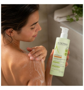 A-DERMA – Exomega Control Gel Lavant Émollient 2en1 Anti-Grattage, 500 ml