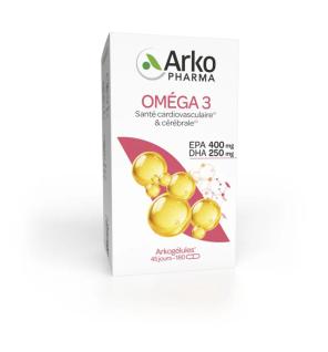 Arkopharma – Arkogélules Oméga 3, 180 capsules