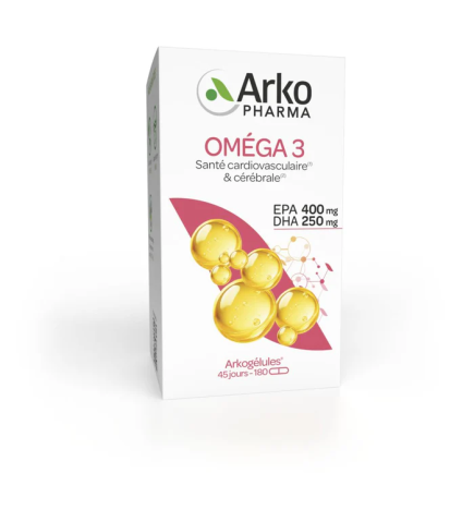 Arkopharma – Arkogélules Oméga 3, 180 capsules