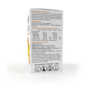 Arkopharma – Arkogélules Huile de Foie de Morue, 220 capsules