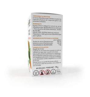 Arkopharma – Arkogélules BIO Éleuthérocoque, 40 gélules