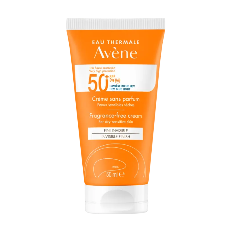 Avène – Crème sans parfum SPF 50+, 50 ml