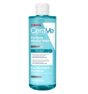 CeraVe – Eau Micellaire Purifiante peaux normales à grasses, 400ml
