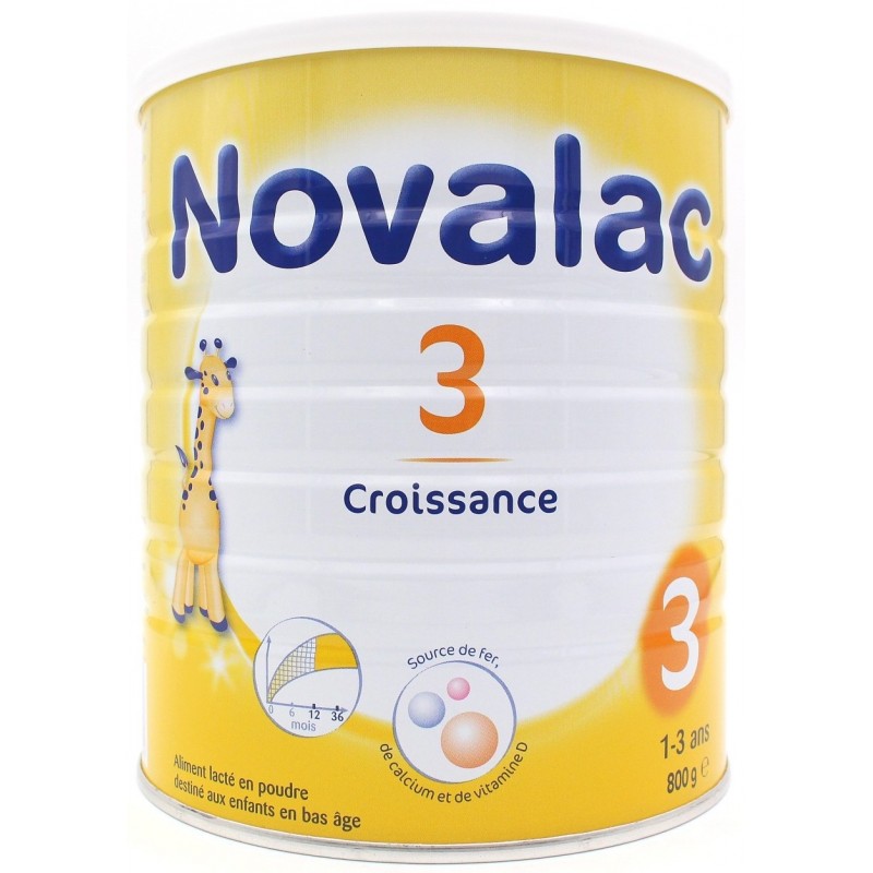 NOVALAC 3 LAIT 1-3 ANS 800 g