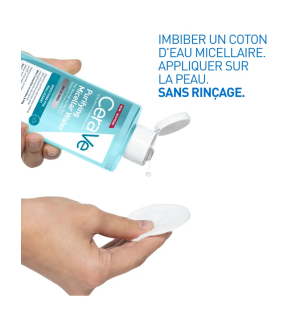 CeraVe – Eau Micellaire Purifiante peaux normales à grasses, 400ml