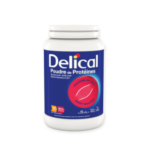 Delical – Poudre de protéines goût neutre, 400 g