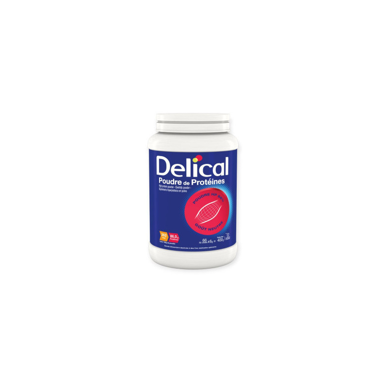 Delical – Poudre de protéines goût neutre, 400 g Delical – Poudre de protéines goût neutre, 400 g