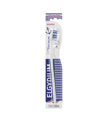 ELGYDIUM – La Petite Marinière Brosse à dents française, 1 unité