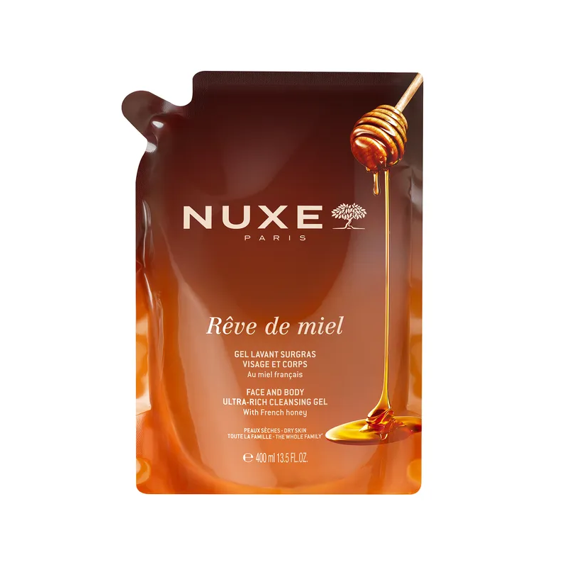 Nuxe – Rêve de Miel Recharge Gel Lavant Surgras Visage et Corps, 400 ml Nuxe – Rêve de Miel Recharge Gel Lavant Surgras Visage et Corps, 400 ml