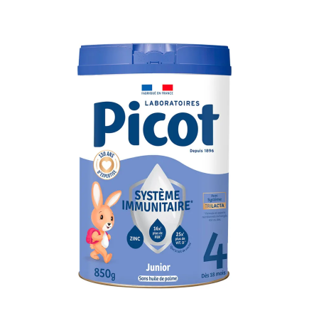 Picot – Junior 4 Aliment lacté en poudre dès 18 mois, 850 g