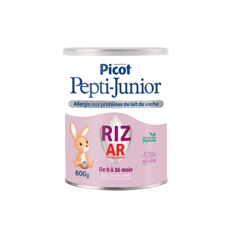 Picot – Pepti-Junior Riz AR Lait en poudre 0-36 mois, 800g Picot – Pepti-Junior Riz AR Lait en poudre 0-36 mois, 800g