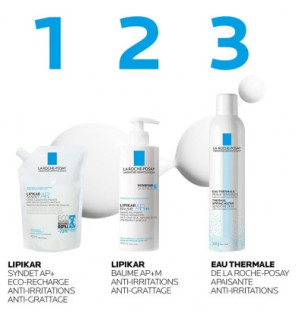 La Roche-Posay – Lipikar Syndet AP+ Éco-Recharge, 400 ml
