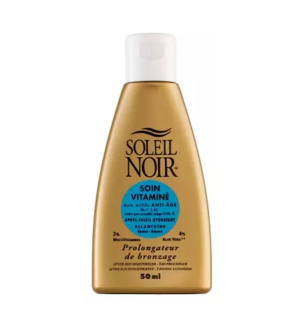 Soleil Noir – Soin vitaminé après-soleil hydratant prolongateur de bronzage, 50 ml