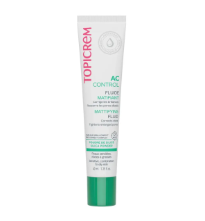 Topicrem – AC Control Fluide matifiant peaux mixtes à grasses, 40 ml