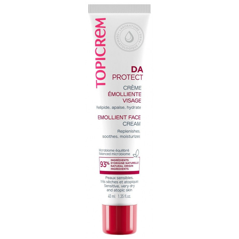 Topicrem – DA PROTECT Crème Émolliente Visage, 40 ml Topicrem – DA PROTECT Crème Émolliente Visage, 40 ml