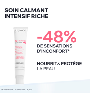 Uriage – Toléderm Control Soin Apaisant Riche, 40 ml