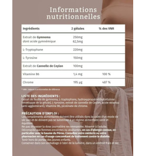 Valebio – Équilibre des sucres, 60 gélules