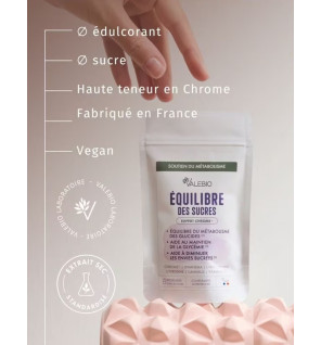 Valebio – Équilibre des sucres, 60 gélules