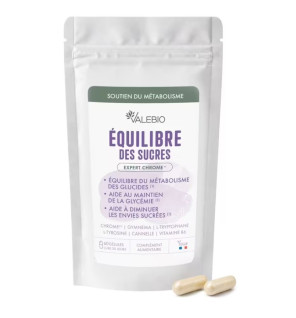 Valebio – Équilibre des sucres, 60 gélules