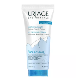 Uriage – Crème lavante surgras moussante sans savon, 200 ml